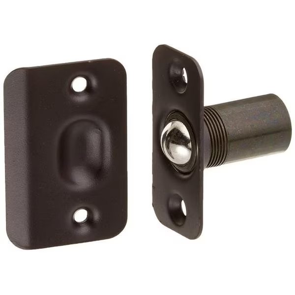 Ball Catch Round Corner Solid Brass - Oil Rubbed Bronze, Patioplus, Mfr#: PA843333
